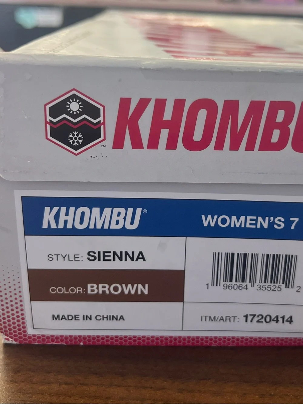 Womens Khombu All Weather Boots size 7 M
